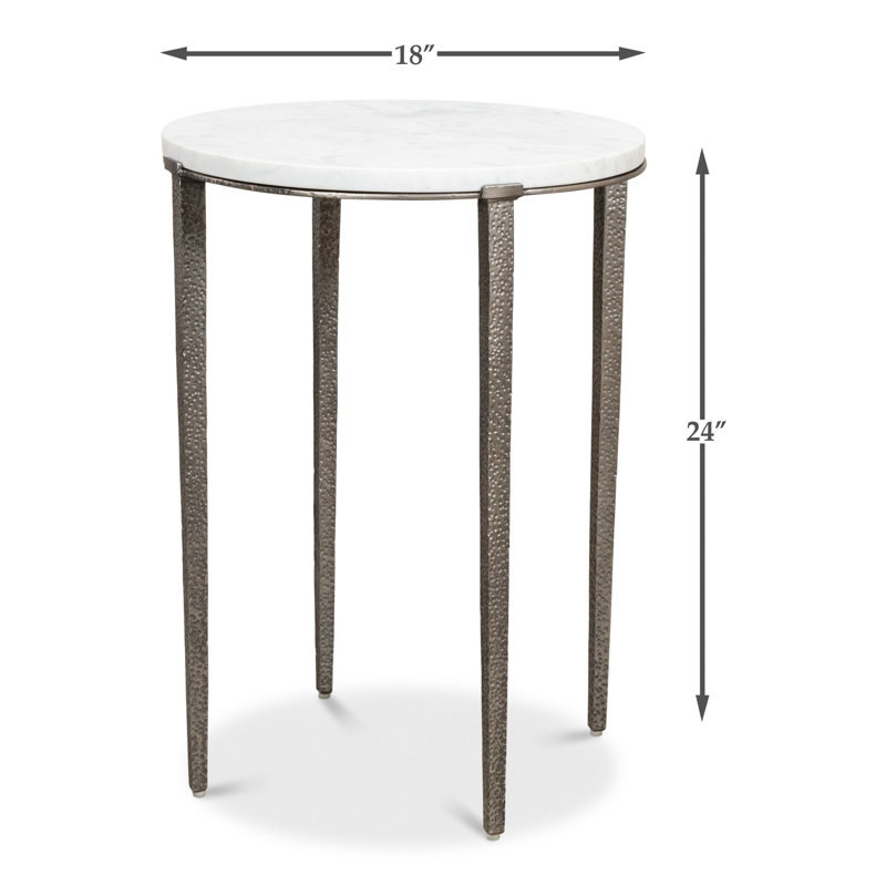 Sigler Marble End Table