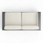 AMOUREUX MAYA BAY MP1, FINITION NOIRE AVEC COUSSIN BEIGE