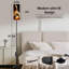  Lampe sur pied de 68,5 po pour guitare électrique avec lumière du jour et art graphique
