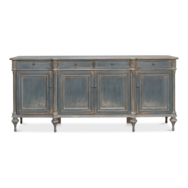 Buffet lilas avec pieds hauts