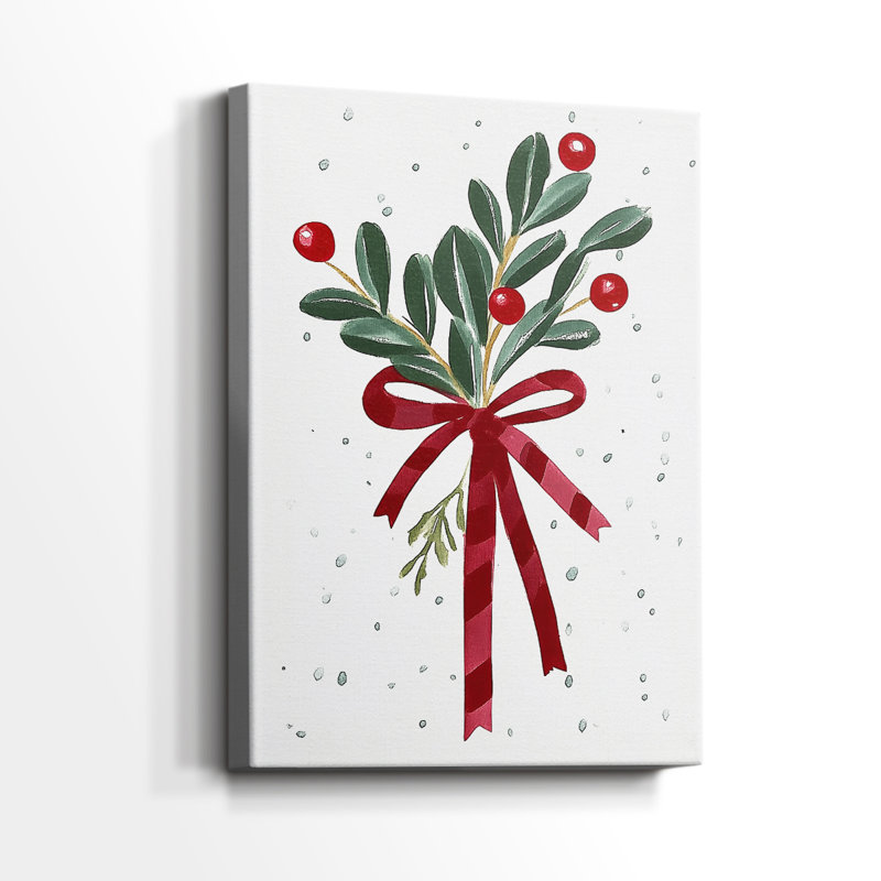 Art des Fêtes de Noël - Toile tendue avec châssis DCCCLXI, H 18 po x l 12 po