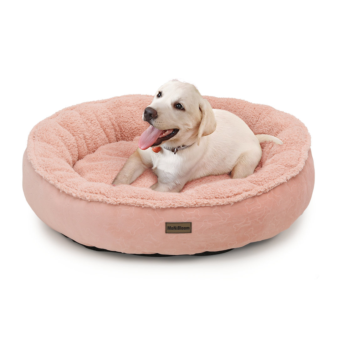 Ignotas Donut Dog Bed, Plush Round Fluffy Pet Bed, Anti-Anxiety Cuddler Cozy Soft Cat Bed, Machine Washable Tucker Murphy Pet™ 