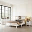 Ensemble de chambre à coucher, maison de campagne 3 pièces, avec charge de rangement, commode de table de chevet pour la chambre principale | Panneau de particules-1031515148-1031515149