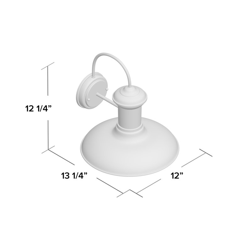 Zelie Wall Light, 12.25" H x 12" W x 13.25" D, Antique Nickel