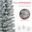 ? Décoration de Noël? Arbre de Noël artificiel 7 pi. Avec 405 pointes enneigées, base en métal, arbre de Noël réaliste