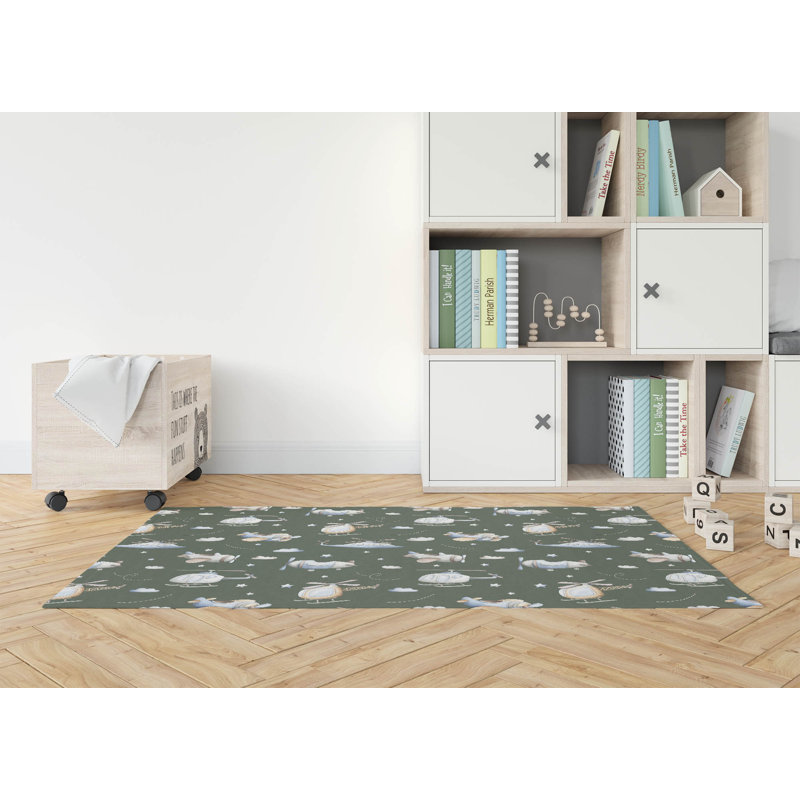 Tapis de jeu pour enfants Kamakasleep, Rectangle 5 pi x 7 pi