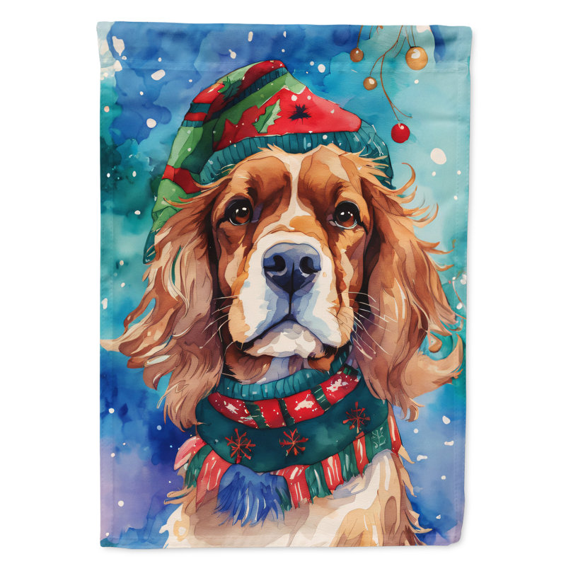 Double Sided Polyester Christmas, 15.5'' H x 11.25'' W