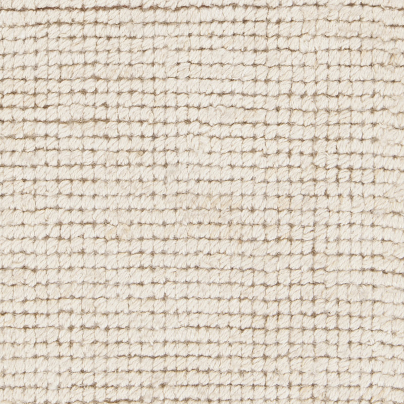 Tapis blanc tissé à la main Wanita, 5 pi x 7 pi 6 po