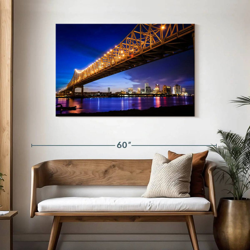 Lilie New Orleans Night View, 30" H x 45" W