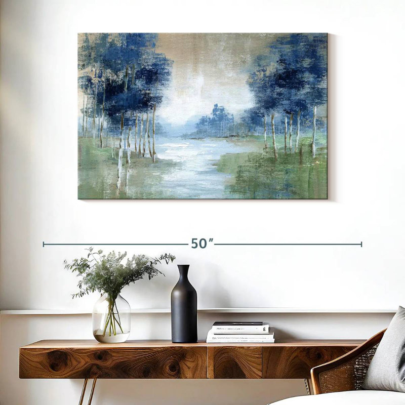 Avery Birch River, 26" H x 39" W