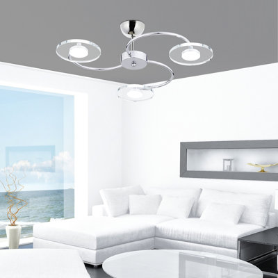 Lustre géométrique unique à 3 lumières Carper