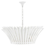 Reina 8 - Light Steel Chandelier