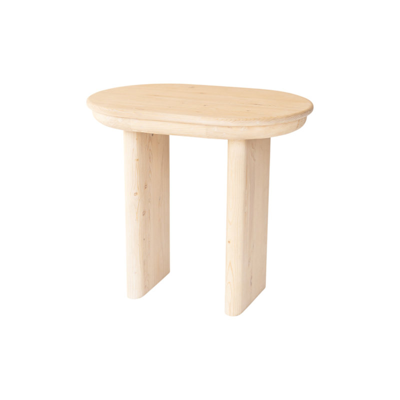 Karlidh Solid Wood End Table
