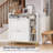 Narrow Shoe Cabinet with LED Lights