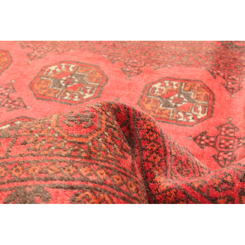 Tapis rouge Teimani 3 pi 3 po x 6 pi 3 po