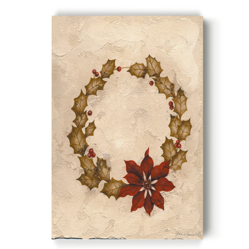Wreath par Parvez Ta - reproduction d'art sur toile tendue, H 32 po x l 24 po x P 1 po