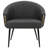 Faux Leather Barrel Chair-976659846