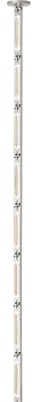 Catena 57 Pendant, Polished Nickel, 3000 Kelvins, Remote