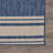 Areefa Medallion Blue/White Power Loomed Indoor/Outdoor Area Rug-1037367478