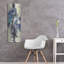 Art mural en métal de luxe, «Evening Sign I» par Silvia Vassileva, 12 po x 36 po-226693037