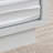 Coastal Coffee Table With Drawer, White Finish