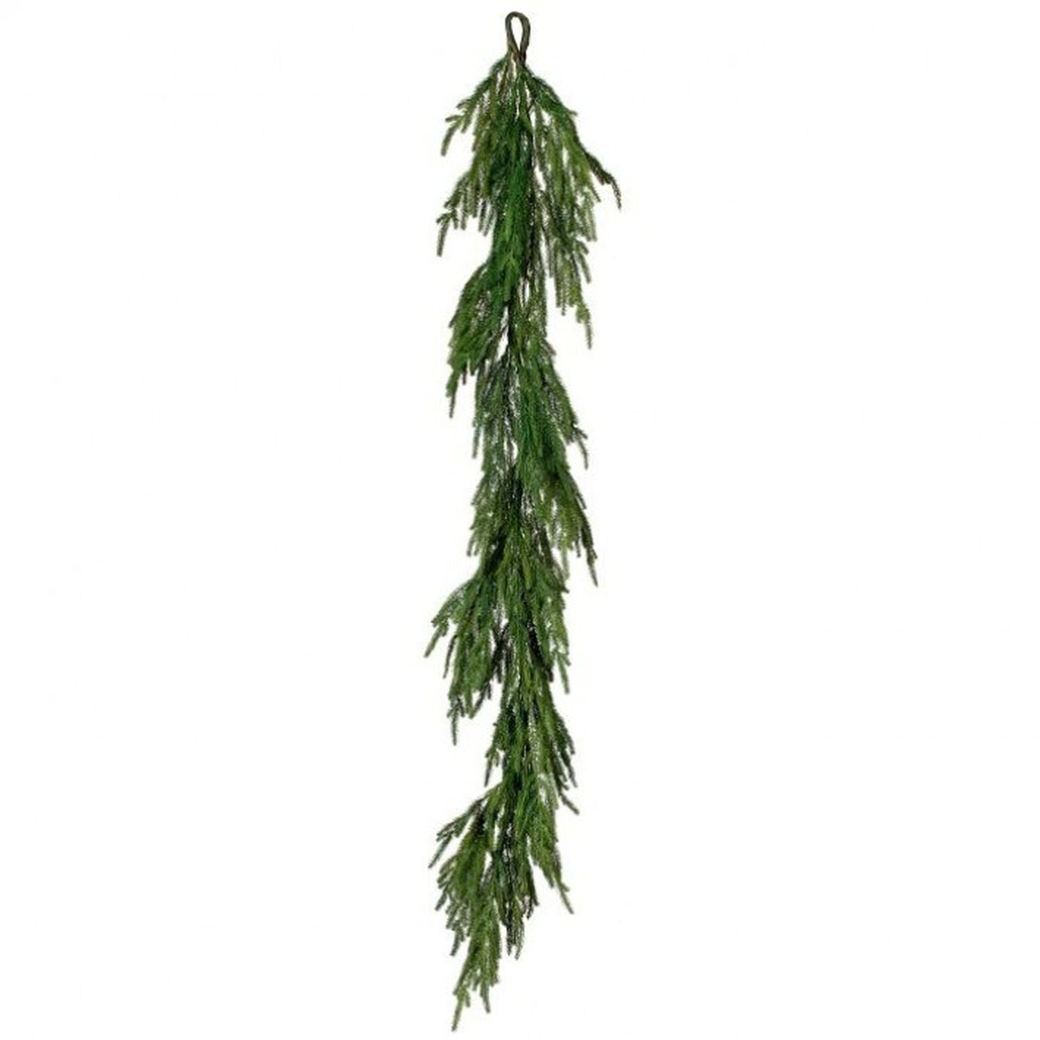 60" Norfolk Pine Christmas Garland, Green