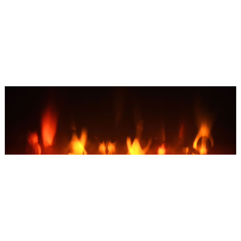 31.75'' W Silver Electric Fireplace with 4777 BTU