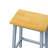 Solid Wood Bar Stools (Not Cheap Iron), 25.6" Tall Set Of 2 Bar Chairs, Kitchen Counter Stools With Footrests, Farmhouse Stools For Dining Room, Kitchen, Counter, Grey Blue-624555342
