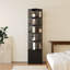Bibliothèque rotative rotative avec armoire de rangement, bibliothèque en bambou à 360 degrés et 7 tablettes-454895517