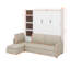 Grand lit escamotable avec tablettes-1263428053