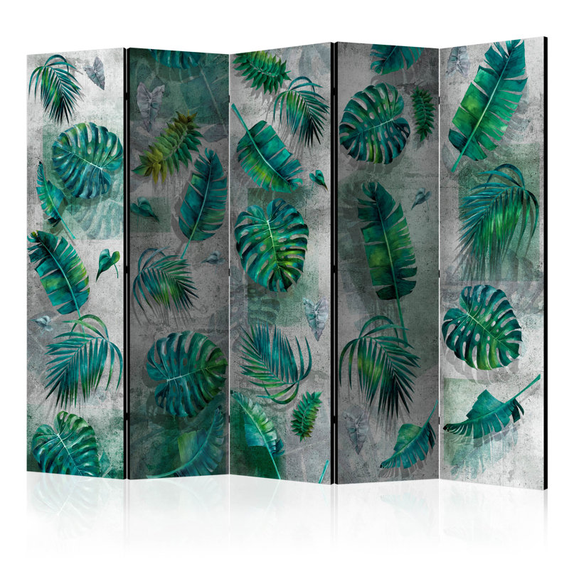 225 cm W x 172 cm H 5 - Panel Folding Room Divider
