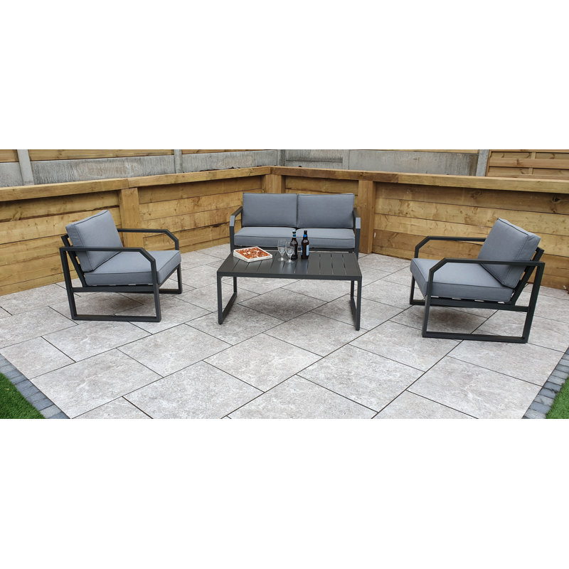 Llamas 4 - Person Sofa Set with Cushions