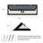 Kristn 118-Watt LED Solar Power Dusk to Dawn Battery Operated Outdoor Security Wall Pack with Motion Sensor