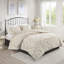 Édredon en coton taupe 3 pièces