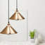 Louisburg 1 - Light French Gold Pendant