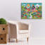 Art mural sur toile Epic Graffiti «Quilt Style Scene 4» par Rey Klimt-111161620