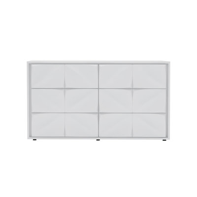 Commode double 6 tiroirs Baconton