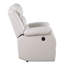 Fauteuil inclinable électrique beige avec accoudoirs coussinés-1619345905
