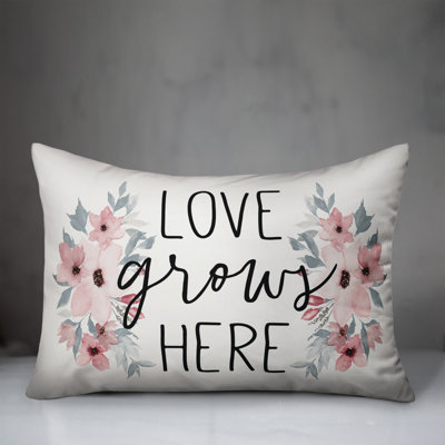 Floral Throw Pillow