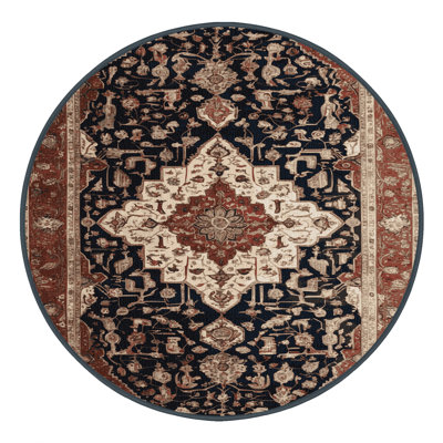 Machine Washable Persian Brown Area Rug