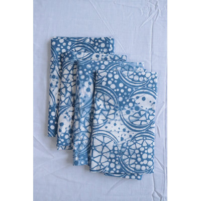 100% Cotton Floral Square Napkin