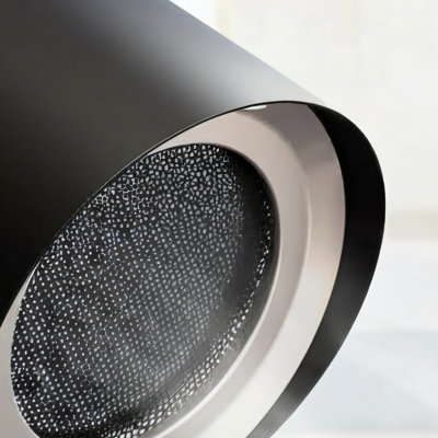 Hotte de bureau / portable, ventilateur d'extraction à deux vitesses, filtre en aluminium amovible, tasse de récupération d'huile de grande capacité, convient pour la cuisson à l'intérieur, noir