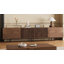 Retro-style TV Unit with Cable Ports, 4 Storage Doors - Suitable for 85"+ TVs - Ideal for Living Rooms, Bedrooms & Apartments - Walnut Finish Fast Dispatch From UK Warehouse — 2 Working Days//Deliver within 2-4 working days.-2137549054
