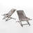 NIKKI BEACH SLING CHAIR - GREY (Set Of 2), Comfortable And Durable Outdoor Seating For Beach And Backyard Relaxation
