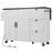 Kitchen Island With Internal Storage And Outlet - 54.5" White Rolling Cart For A Modern Look Storage, Power Supply, Wheels, Drop Leaf, Enchanting Dining Room-456852721