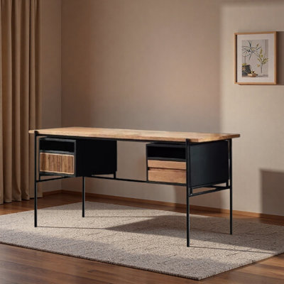 Exquisite Multi-colour Design Rectangular Desk