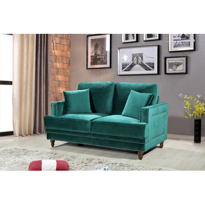 Aadi 62'' Velvet Loveseat