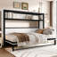 Lit escamotable simple avec tablettes, lit mural en métal au design pliable et peu encombrant-1543061452