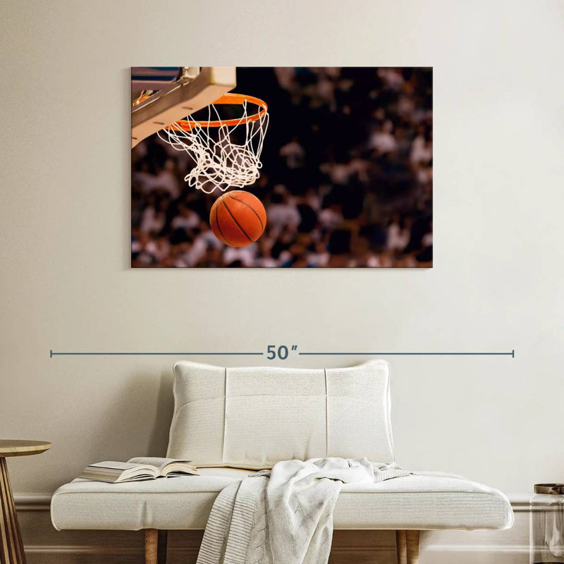 Ballon de basket-ball Sirecc, H 26 po x l 39 po