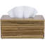 Couvre-boîte de papier hygiénique en acacia